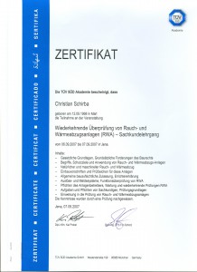 Zertifikat RWA Anlagen